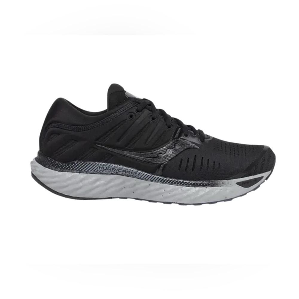 Saucony Hurricane 22 (Women) Blackout 8.5 Shoes